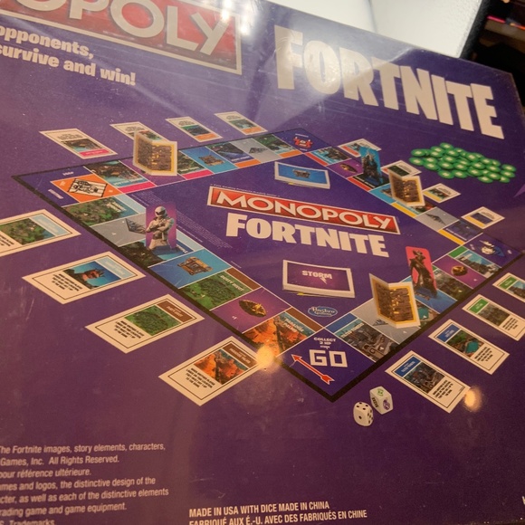Monopoly Fortnite Edition Hasbro Gaming Board Game 13+ SEALED - Picture 12 of 12